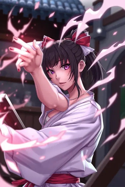 Fighting Girl Sakura: Courageous Warrior Fights Against Dark Forces