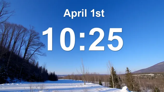 Final Days Until April 1st 2025 Countdown