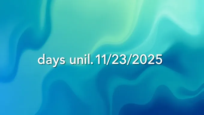 Final Days until November 23rd, 2025