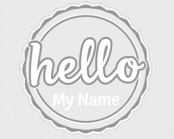 Final Hello My Name is Badge