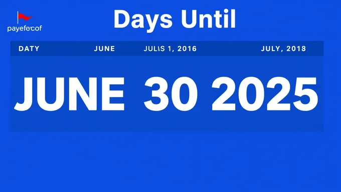 Final days until June 30 2025 approaching fast