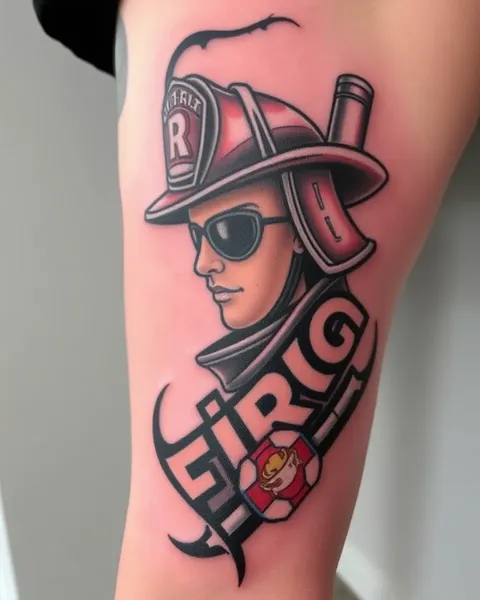 Firefighter Tattoo: A Badge of Honor for Those Who Serve