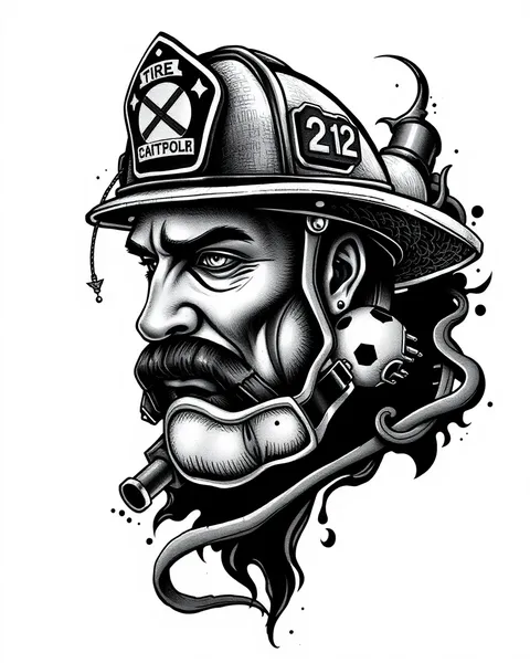 Firefighter Tattoo: Permanent Mark of Courage and Service