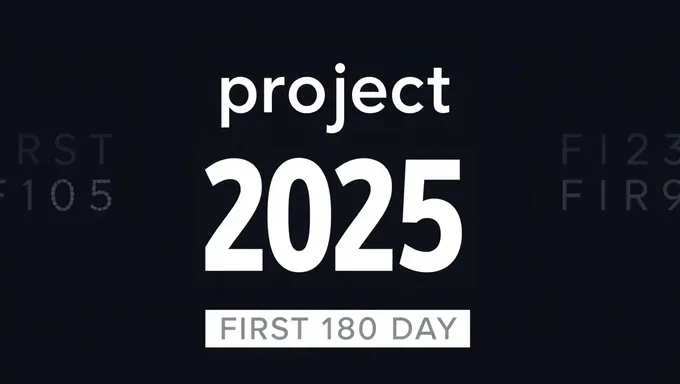 First 180 Days of Project 2025