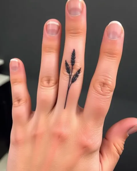 Five Finger Grass Tattoo Significance