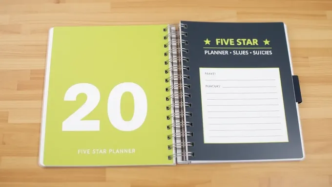 Five Star Planner 2025-25 for Busy Professionals