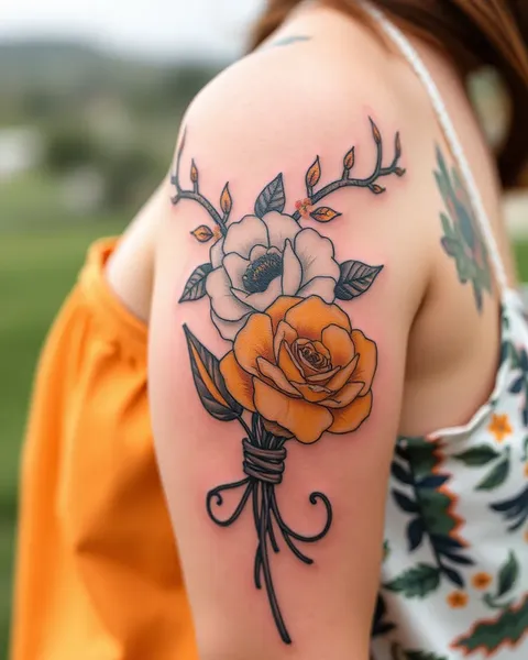 Floral Tattoo: Artistic Expression on Skin