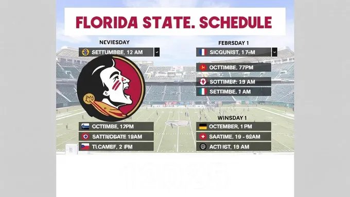 Florida State Football Schedule 2025 Announced Soon