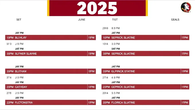 Florida State Football Schedule 2025 to Be Announced