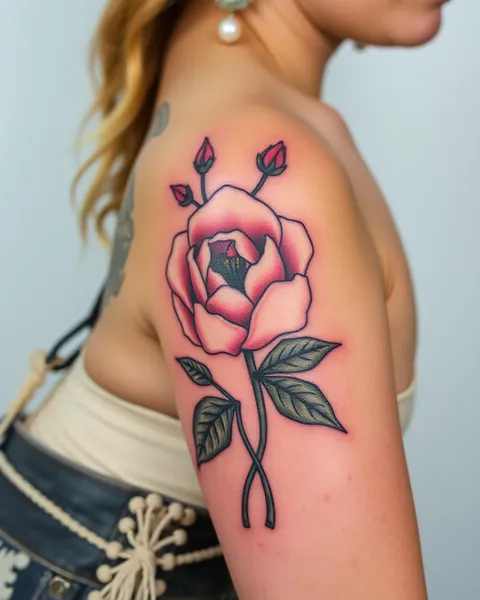 Flower and Tattoo: A Form of Self-Expression and Identity