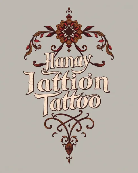 Font Traditional Tattoo Art for Body Ink