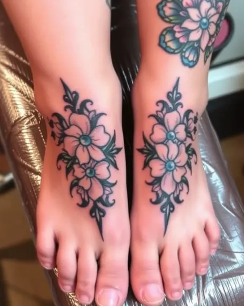 Foot Tattoo Designs for Feet and Ankles