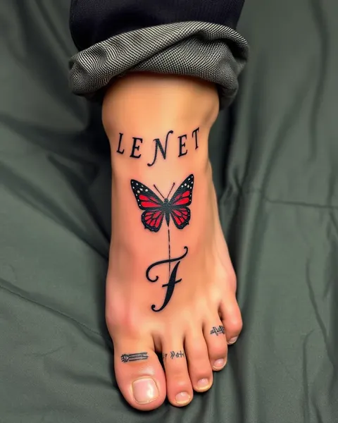 Foot Tattoos for Men's Style