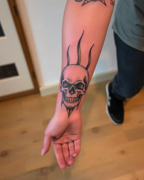 Forearm Skull Tattoo: A Bold Fashion Trend