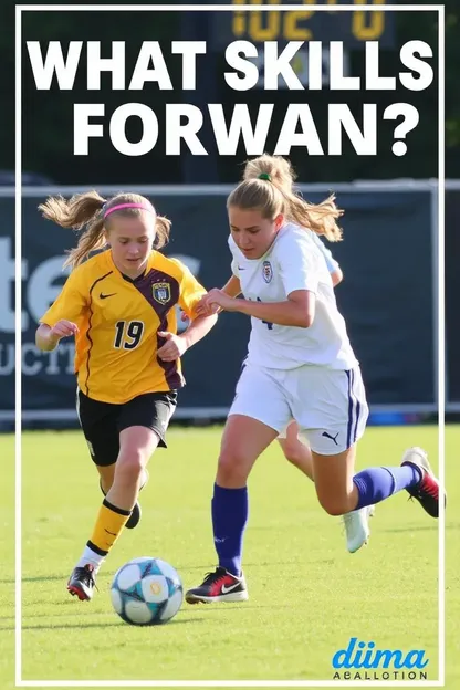 Forward Skills for U14 Girls Soccer Teams