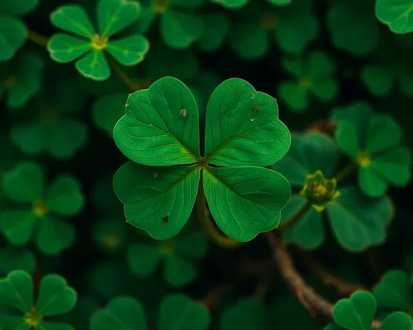 Four Leaf Clover PNG Image Found Rare