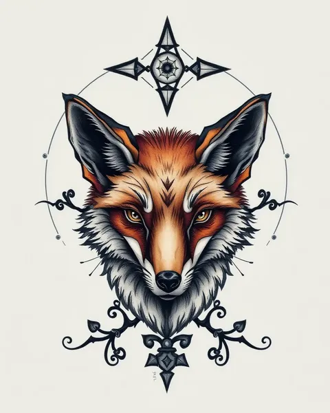 Fox Tattoo Ideas for Tribal and Abstract Designs