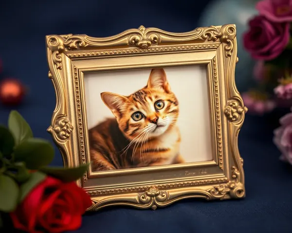 Frame Memorial for Beloved Cat's Picture