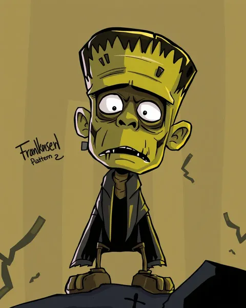 Frankenstein Cartoon Image Delivers Unique Visual Treats Always