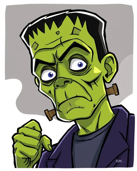 Frankenstein Cartoon Image Unleashes Imagination Daily Everywhere