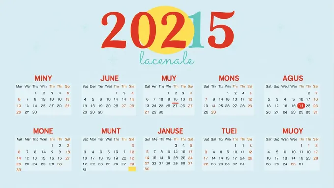 Free 2025 Calendar Printable with Holidays and Observances