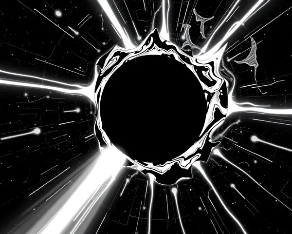 Free Black Hole PNG for Scientific Illustration and Art