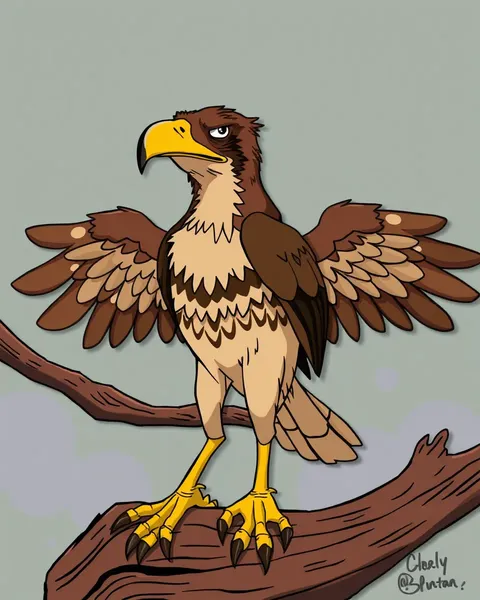 Free Buzzard Cartoon Images for Art Projects