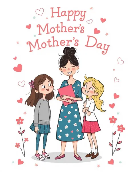 Free Cartoon Mothers Day Images to Make Mom Smile