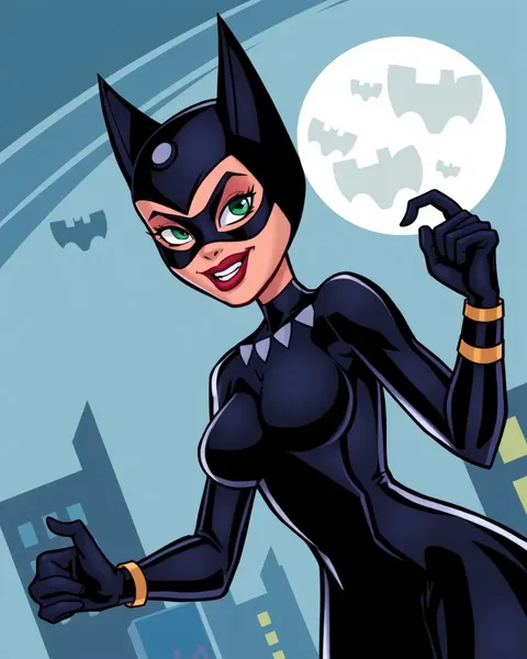 Free Catwoman Cartoon Images Online