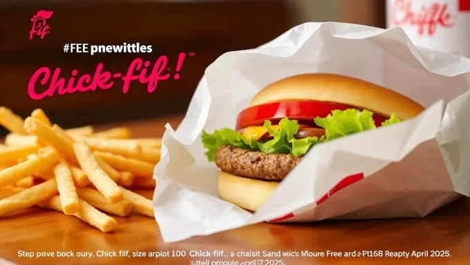 Free Chick-fil-A Sandwich on April 17, 2025