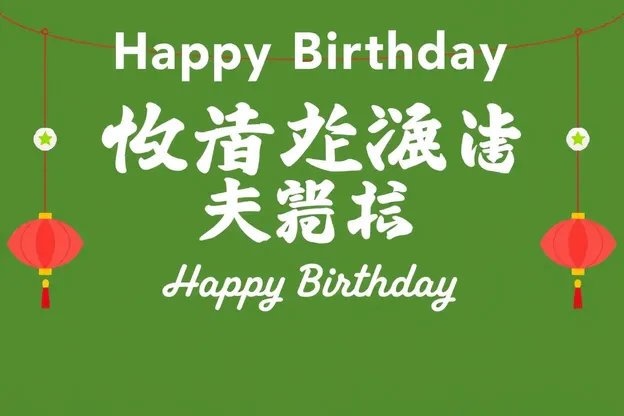 Free Chinese Happy Birthday Images for Personal Use