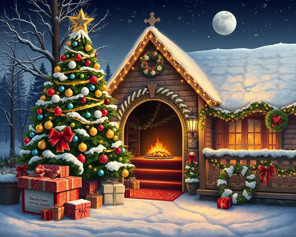 Free Christmas Border PNG Download Available