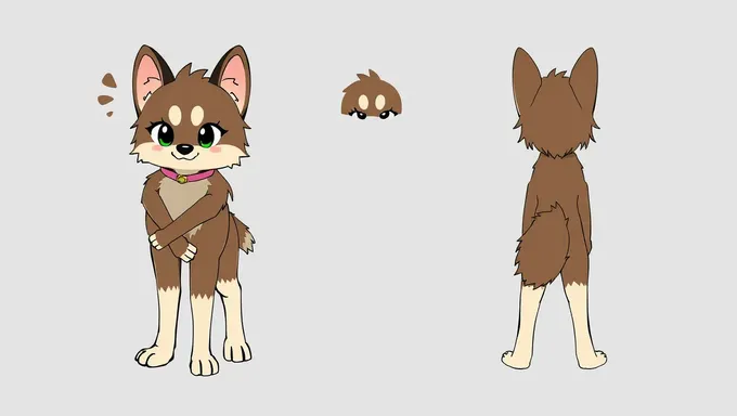 Free Fursona Reference Base for 2025 Design