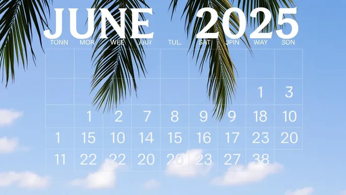 Free June 2025 Printable Calendar Download