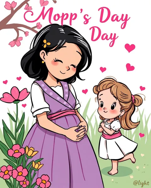 Free Mothers Day Cartoon Images for Mom's Day