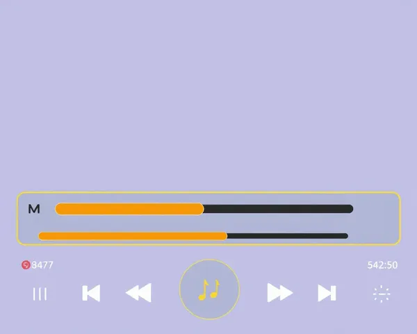 Free Music Player Bar PNG Image Download