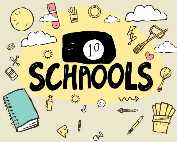 Free School Desktop Doodles PNG Art