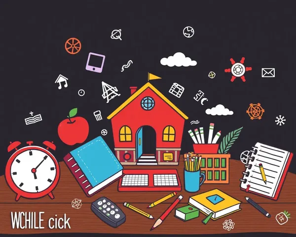 Free School Desktop Doodles PNG Graphics