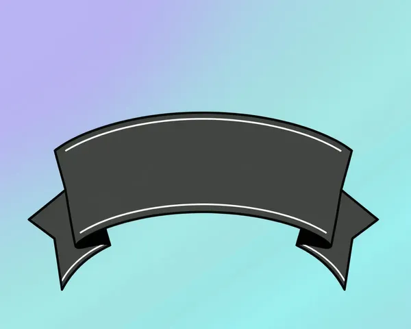 Free Text PNG Ribbon Border Design