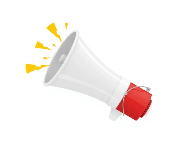 Free Transparent Megaphone Emoji PNG for Web