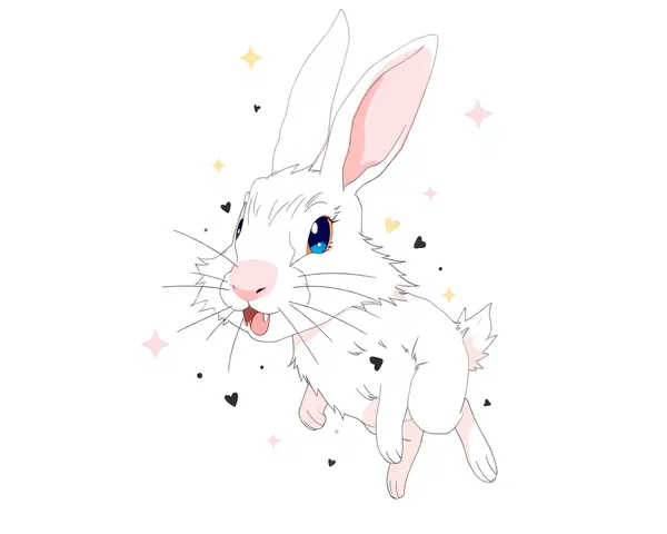 Free White Rabbit Transparent PNG Image Download