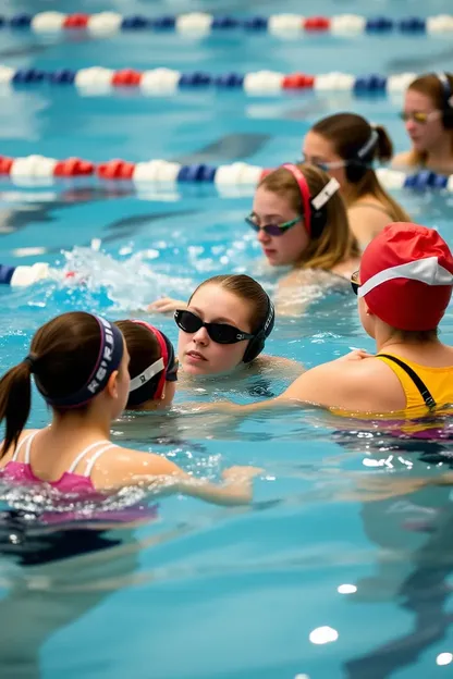 Freshman Girls High School Swim Team Championships