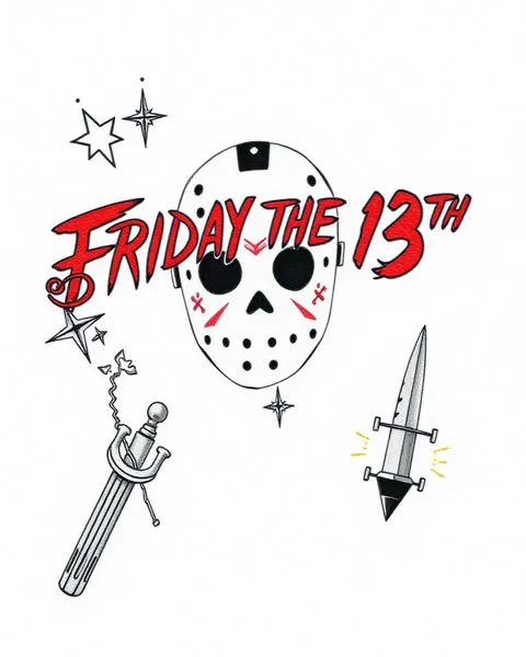 Friday the 13th Flash Tattoos: Bold and Fearless Designs