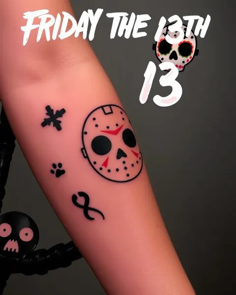 Friday the 13th Flash Tattoos: Horror Lovers' Favorite Tattoos