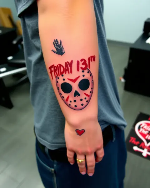 Friday the 13th Flash Tattoos: Horror Movie Inspired Ink