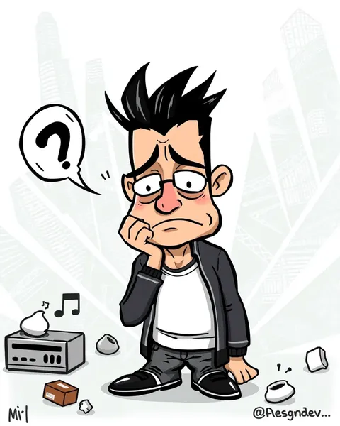 Frustration Images in Cartoon Form