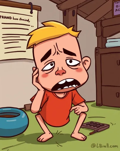 Frustration in Cartoon Pictures Unveils Inner Turmoil