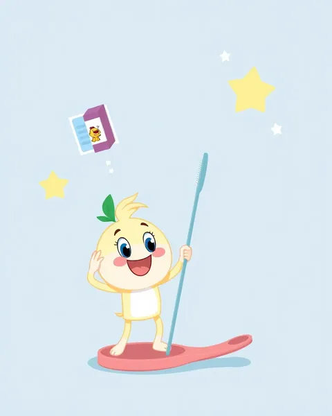 Fun Cartoon Toothbrush Pictures for Children's Leisure