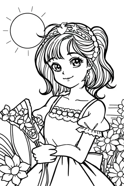 Fun Girl Coloring Pages for Kids Imagination