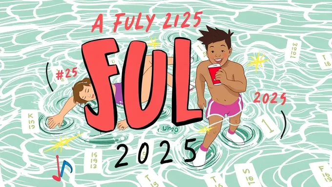 Fun July 2025 Calendar with Important Dates